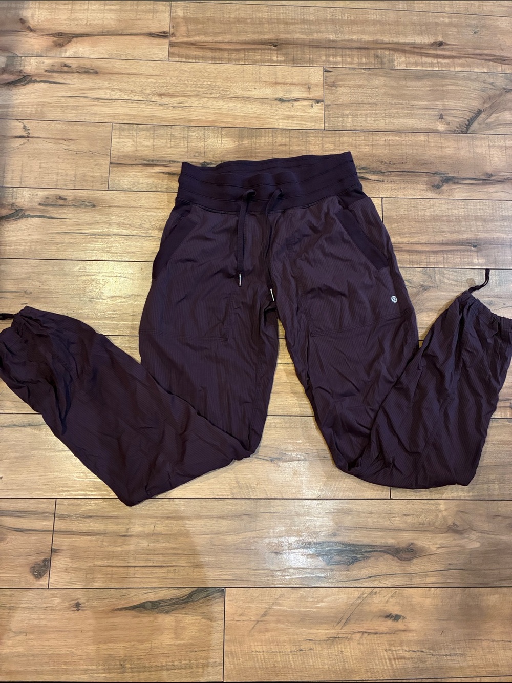 lululemon athletica Dance Pants Deep Maroon Jogger Pants with Drawstring